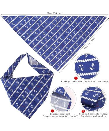Yewong Pet Captain Sailors Costume Set Dog Cat Sea Captain Hat with Pet Anchor Triangle Bibs Scarf for Cat Puppy Navy Halloween Cosplay Costume Accessories Photo Props (White-B) - Buy Online on GoSupps.com