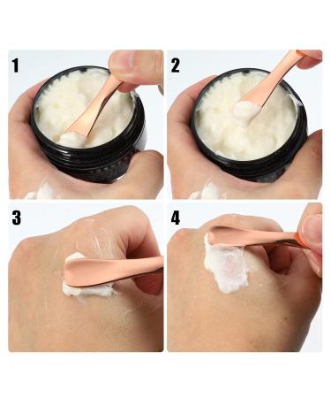 Buy VOCOSTE 3 Pcs Makeup Spatula Mini Spoon Set - Gold Tone Eye Cream Massage Sticks for Facial Cream - Zinc Alloy Heart Shape Beauty Tools - Buy Online on GoSupps.com
