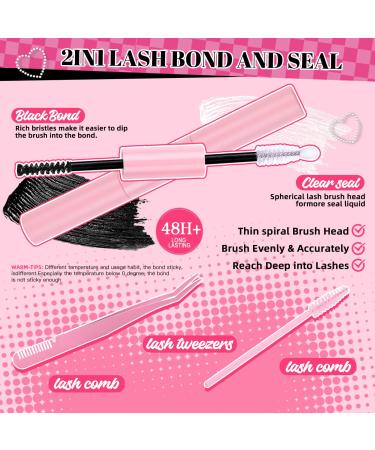 Buy Generic DIY Self Adhesive Eyelashes - 144 Pcs Lash Clusters 12-18mm D Curl 3D Angel Wing Kit with Bond Seal & Tweezers - Perfect for Home Use - Buy Online on GoSupps.com