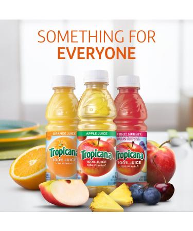 Tropicana 100% Juice Variety Pack 10 Fl Oz (Pack of 24) - Classic Flavors - Buy Online on GoSupps.com