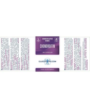 Buy Chondroitin Sulfate 180 Capsules (600 mg) - Premium Joint Support Supplement - Fast International Shipping - Buy Online on GoSupps.com