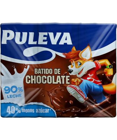 Buy Batido de Cacao Pack 6 x 200 ml - Puleva | Premium Chocolate Drink for International Shipping - Buy Online on GoSupps.com