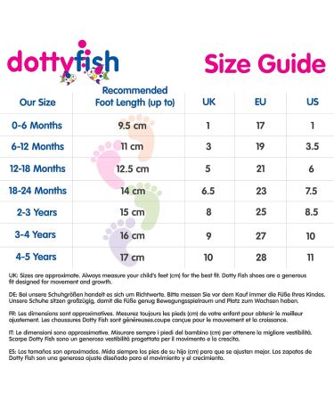 Dotty Fish Soft Leather Baby Shoes | Classic T-Bar Shoes for Girls | Non-Slip Suede Soles | Red | 0-6 Months to 2-3 Years - Buy Online on GoSupps.com