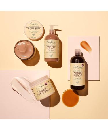 Shea Moisture Jamaican Black Castor Oil Hair Treatment Mask 355ml | Strengthen & Restore | Silicone & Sulphate-Free | For Natural, Chemically Processed, Heat-Styled Hair - Buy Online on GoSupps.com