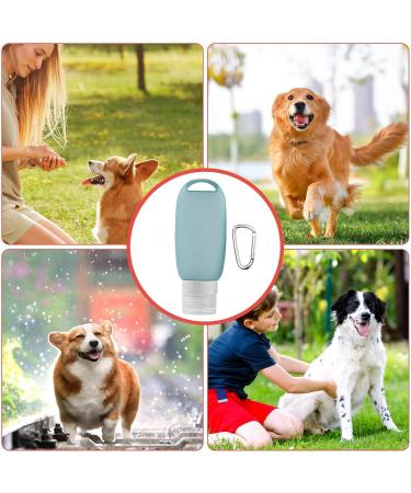 Dog Feeding Tube Silicone Travel Bottle For Toiletries Leak Proof Refillable Squeezable Containers Food Tube For Dog Fillable Tubes For Dogs With Carabiner 90 Ml Water Hose For Pets Green - Buy Online on GoSupps.com