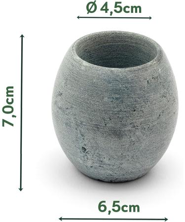 Cozynature Natural Bacon Sauna Egg | 7x6.5 cm | Premium Sauna Accessory | Heat-Resistant Aroma for Relaxing Infusions | Handcrafted | Compatible with Menthol Crystals & Sauna Oil | Gray Bacon Stone - Buy Online on GoSupps.com