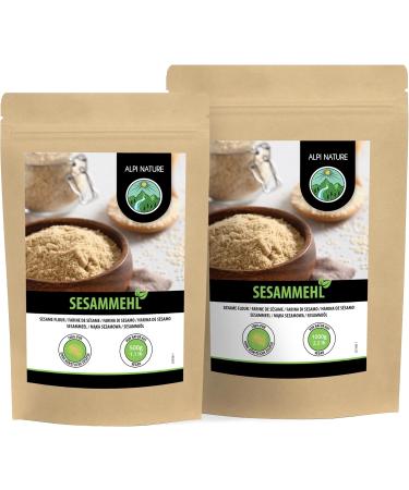 Sesame flour (500g) ground sesame sesame powder 100% natural sesame powder without additives - Buy Online on GoSupps.com