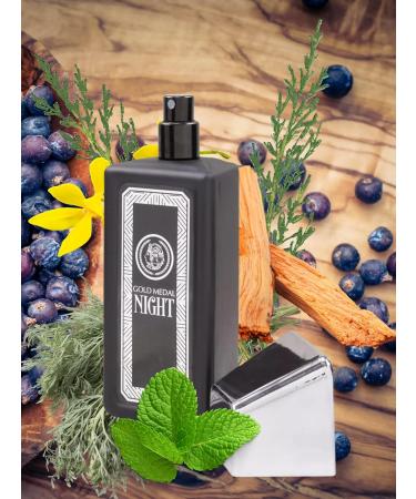 Gold Medal Night Men's Eau de Toilette 3.4 Fl. Oz. Aromatic Fougere fragrance for men. - Buy Online on GoSupps.com