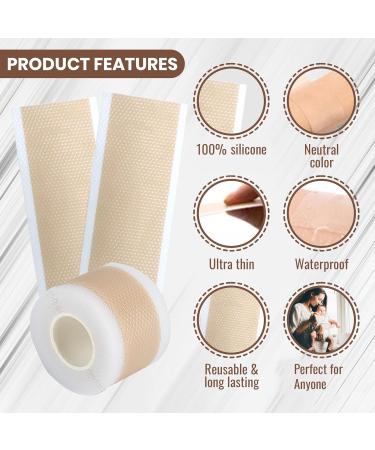 Silicone Scar Sheets for C-Section Scars | 3 Reusable Gel Strips for Blemishes & Burns | 6x3.3 Scar Removal Patches - Buy Online on GoSupps.com