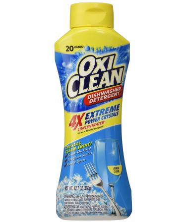 Oxiclean Extreme Power Crystals Dishwasher Detergent Lemon Clean 12.7 Ounce