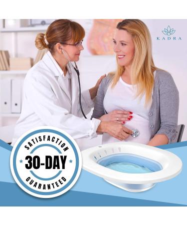 Kadra Sitz Bath With Storage Hook - Postpartum and Hemorrhoid Relief Kit - Buy Online on GoSupps.com