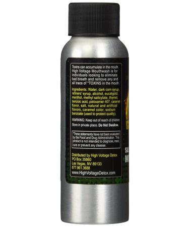 High Voltage Saliva Cleanse Detox Mouthwash - 2 oz | Effective Toxin Eliminator - Buy Online on GoSupps.com