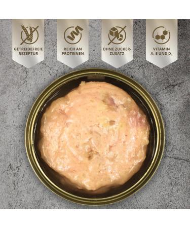 Lecker.Pet | 6 x 400 g Luna's 100% Chicken & Turkey Wet Dog Food | High Quality Dog Food | Natural & No Additives | Grain Free & No Added Sugars - Buy Online on GoSupps.com