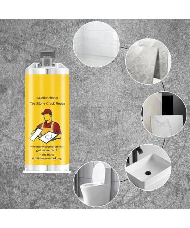 Multifunctional Tile Stone Crack Repair Kit Tile Granite and Marble Repair Kit Granite Repair Kit for Chips Tile and Ceramic Glaze Repair Paste Ceramic Stone Tile Floor Crack Repair Kit (1pcs) - Buy Online on GoSupps.com