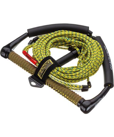 Seachoice 4-Section Wakeboard Rope 70 Ft. Long | 15 In. Handle with Textured EVA Grip | 6 In. Trick Handle - Buy Online on GoSupps.com