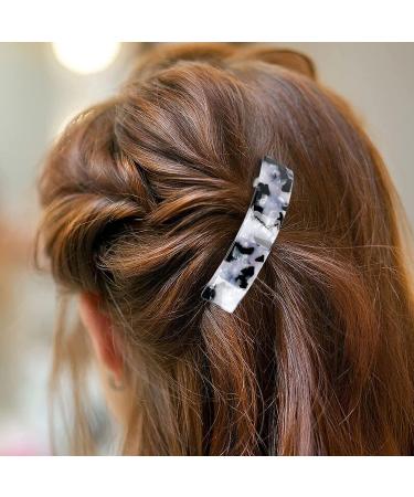 3PCS Vintage French Barrettes for Women with Fine Thick Hair - Large Hair Clips for Ponytail French Style - Buy Online on GoSupps.com
