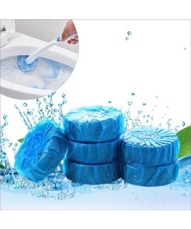 Toilet Bowl Freshener Disinfection Bathroom Bowl Cleaner Durable Dirt Protection Toilet Cistern Blocks Blue Color Cleaning Rim Blocks With Long Lasting Fragrance Tablets (Pack Of 6) - Buy Online on GoSupps.com
