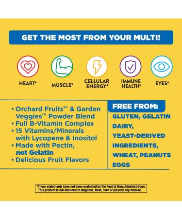 Nature's Way Alive! Men's Gummy Vitamins - 60 Fruit Flavor Gummies for Vitality - Buy Online on GoSupps.com