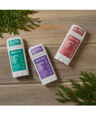 Green Goo Herbal Deodorant for Men and Women Adapt with Lavender - 2.25 Oz - Buy Online on GoSupps.com