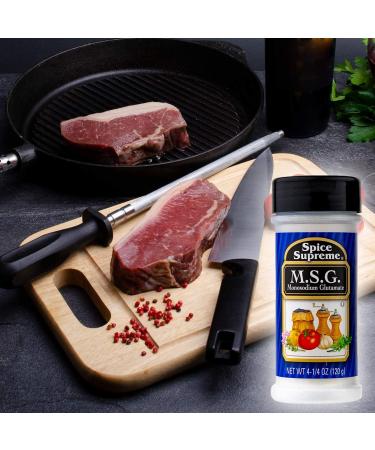 Spice Supreme M.S.G. Monosodium Glutamate 4.25-oz Plastic Shaker - Premium Quality Seasoning - Buy Online on GoSupps.com