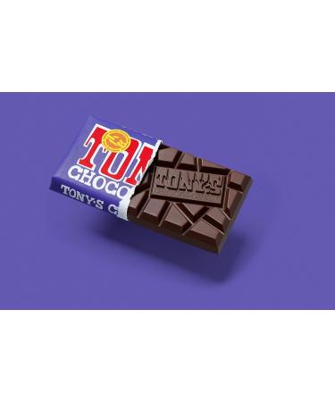 Tony's Chocolonely - Dark Milk Pretzel Caramel - 15 Pieces x 180 Grams - Fair Trade & Slavery Free - Enjoy Guilt Free - Buy Online on GoSupps.com