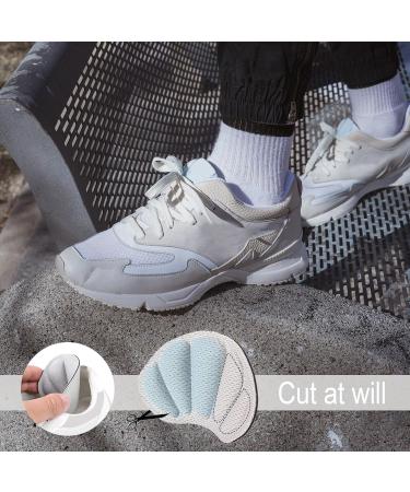 Skhaovs Heel Cushions - 9 Pairs Self-Adhesive Heel Pillows for Men & Women | Anti-Friction Protection for Oversized Shoes - Available in Black Gray Beige - Buy Online on GoSupps.com