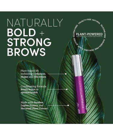 Fitglow Beauty Plant Protein Brow Gel - Vegan Taupe Blonde | Woman-Owned Clean Beauty - Buy Online on GoSupps.com