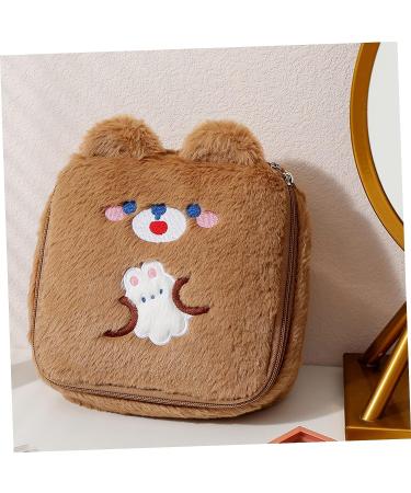 Healifty 2pcs Portable Feminine Travel Napkin Container - Cute Bunny design Multi-function Storage Pouch for Girls - Washable Mat Pouch with Soft Closure - Perfect for Period Supplies - Buy Online on GoSupps.com