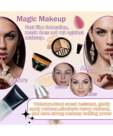 Full Coverage Creamy Concealer Liquid Foundation Set 3 Colors Corrector Palette Face Moisturizer Primer Powder Makeup Kit with Foundation Makeup Brush & Makeup Sponge - Buy Online on GoSupps.com