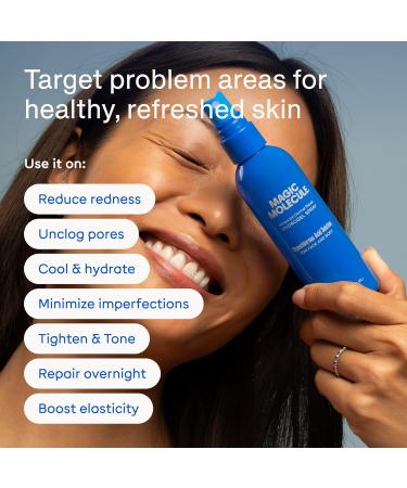 Magic Molecule Dermal Repair Hydrogel Spray with Pure Hypochlorous Acid Intensive Skin-Smoothing Formula for All Skin Types (3.4 oz) (pack of 2) - Buy Online on GoSupps.com