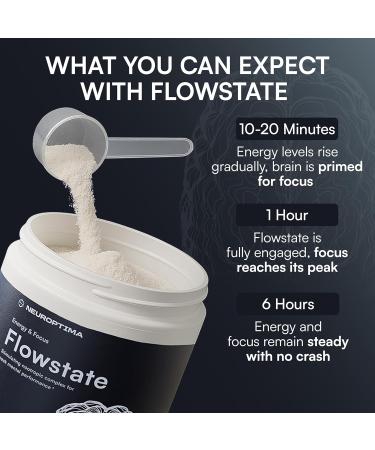 NEUROPTIMA Flowstate Nootropic Complex for Energy Focus & Mental Clarity z mXR Extended Release Caffeine Theobromine Alpha-GPC nooLVL VitaCholine Sugar Free (20 Servings Wild Berry) Wild Berry 4.23 Ounce (Pa  - Buy Online on GoSupps.com