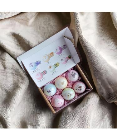 Organic Bubble Natural Vegan Fizzy Bath Bombs Set for Women, Men & Youths - Perfect Valentines Day Gift, Stress Relief, Kids Bath Bombs - Buy Online on GoSupps.com