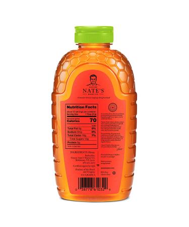 Nature Nate's 100% Pure Organic Raw & Unfiltered Honey - 32oz Squeeze Bottle - Buy Online on GoSupps.com