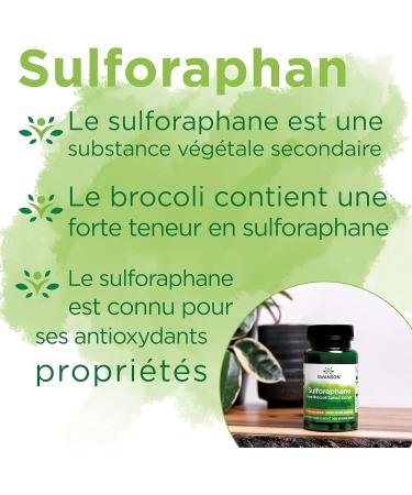 Swanson Broccoli Sprout Extract with Sulforaphane 60 Vegan Lab Tested Vegetarian Soy Free Gluten Free Non-GMO - Buy Online on GoSupps.com