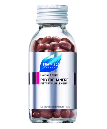 PHYTO Phytophanre 100% Natural Hair Loss Thinning Dietary Supplement, 2-Month Supply 120 Count (Pack of 1)