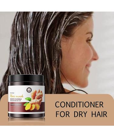 SULLMAR Garlic & Ginger Hair Mask 500g - Deep Conditioning Treatment for Dry, Damaged, and Curly Hair Growth - Buy Online on GoSupps.com