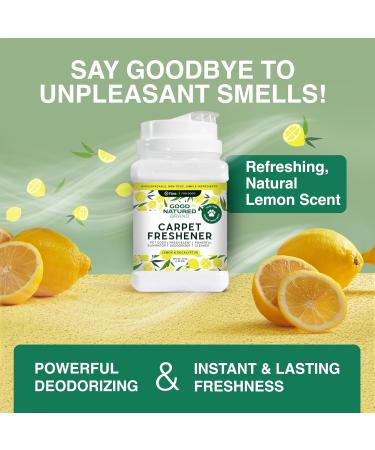Good Natured Carpet Freshener & Deodorizer Powder Safe for Homes with Pets - Lemon & Eucalyptus - 70 Oz - Buy Online on GoSupps.com