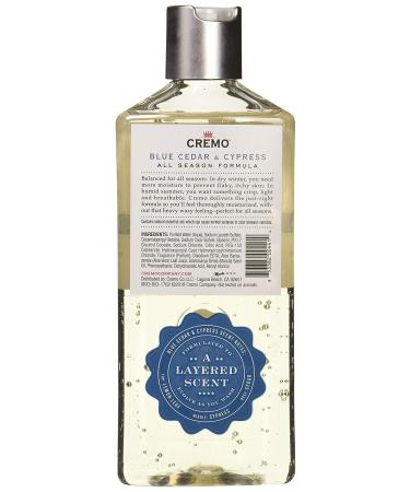 Cremo Blue Cedar & Cyprus Body Wash - 16oz | Moisturizing Formula - Buy Online on GoSupps.com