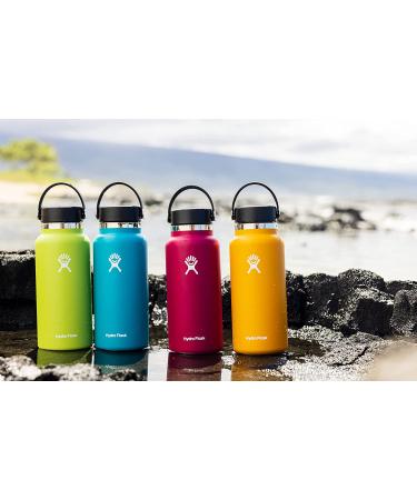 Hydro Flask Wide Mouth 32 Oz Bottle with Flex Cap - Black - Buy Online on GoSupps.com
