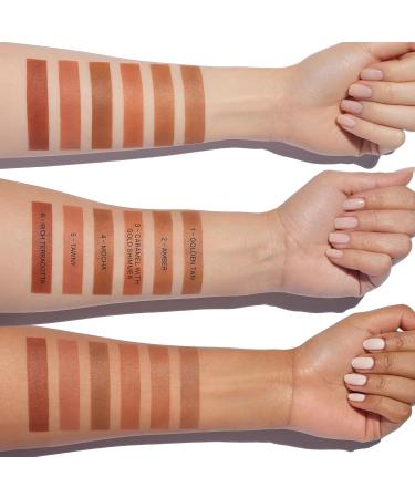 Dundas Bronzer Anonymous - Contour Powder for Face & Body | Buildable Coverage & Easy Blend Makeup | Cruelty-Free Natural Bronzing Powder (Caramel with Gold Shimmer - Buy Online on GoSupps.com