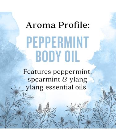 Buy Aura Cacia Peppermint Body Oil 4 fl. oz. - Pure Essential Oils for Relaxation & Refreshing Aromatherapy - International Shipping Available - Buy Online on GoSupps.com