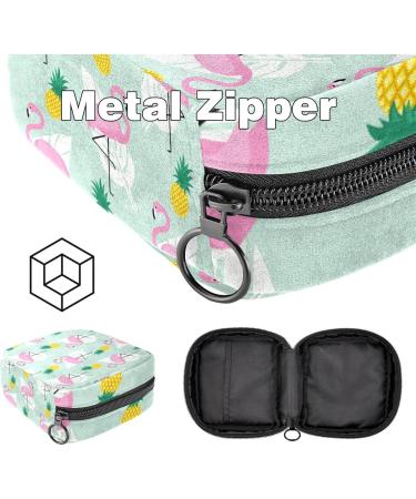 Women s Binding Storage Bags | Pineapple Flamingo Pattern | Portable Menstrual Cardboard Holder for Tampons & Bandages | Stylish Multi-Color Organizers for School & Office - Buy Online on GoSupps.com