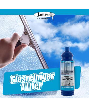 Buy Lorito Fresh & Clean Glass Cleaner - 1L Window & Surface Cleaner for Car & Home - Buy Online on GoSupps.com