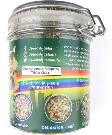 Meowijuana Organic Dried Premium Ground Catnip Bundle - High Potency - Grown in the USA for Cat Toys - Feline & Cat Lover Approved - Buy Online on GoSupps.com