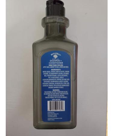 Bolero Men's 2-in-1 Shampoo + Conditioner - Nourish & Cleanse | Shop Internationally - Buy Online on GoSupps.com