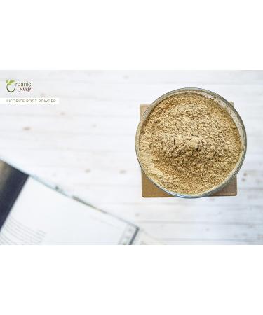 Organic Way Licorice Root Powder (Glycyrrhiza Glabra) - Herbal Tea | Kosher & USDA Certified | Vegan Non-GMO & Gluten Free | Tested for Heavy Metal and Purity | 100% Raw from India (1LBS / 16Oz) 16 Ounce (Pack of 1) - Buy Online on GoSupps.com
