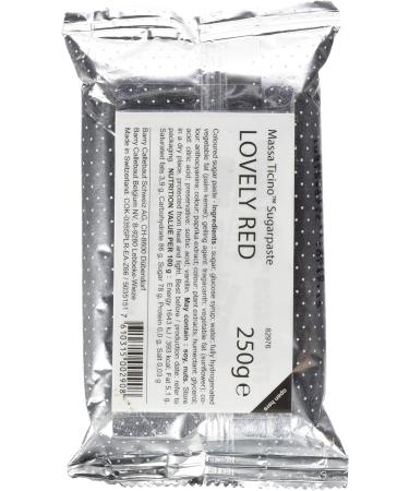 Buy Barry Callebaut Roll Fondant Massa Ticino Tropic Red 250g | Premium Baking Supplies for International Shipping - Buy Online on GoSupps.com