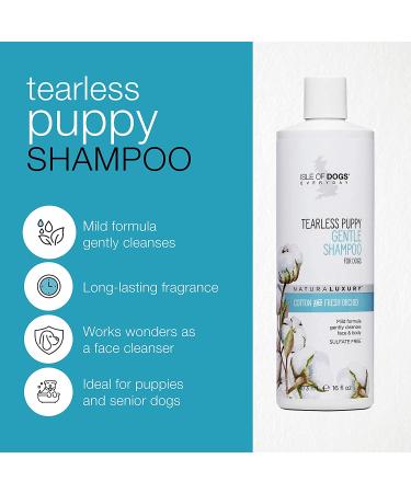 Isle of Dogs Tearless Puppy Shampoo 16 oz - Gentle Formula for Sensitive Pups - Buy Online on GoSupps.com