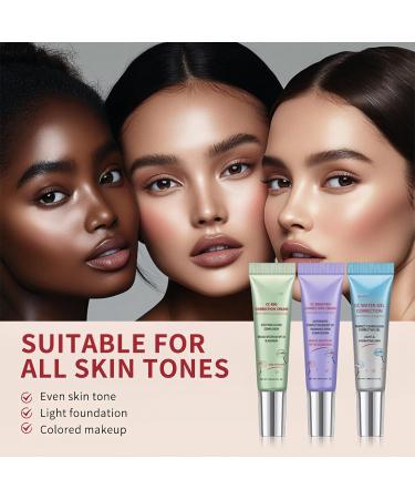 MAEPEOR Color Correcting CC Cream 5 Colors Lightweight Multi-Purpose Facial Concealer with Illuminating Finish Soothes & Hydrates Skin (05 Transparent) (Water-Gel Correction 05 Transparent) - Buy Online on GoSupps.com