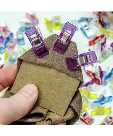 PERFORMORE 100 Pack Multipurpose Sewing & Quilting Clips - Durable Multicolored Magic Clips for Crafting & Hanging - Buy Online on GoSupps.com